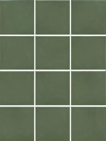 Карвинг 60x60 Бахия Kerama Marazzi: Бахия зелёный глянцевый 29,8х39,8 из 12 частей 9,8x9,8x0,7