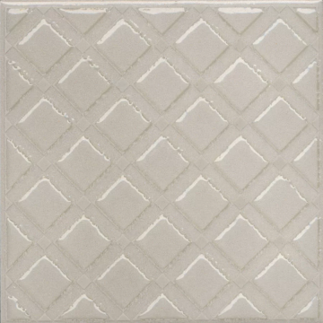 Карвинг 60x60 Бахия Kerama Marazzi: Бахия 1 серый светлый глянцевый 9,8x9,8x0,7
