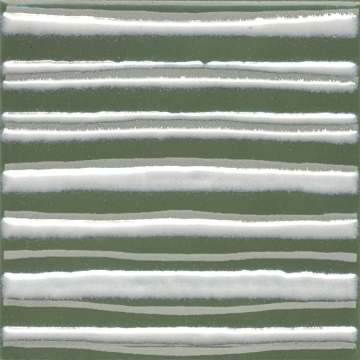 Карвинг 60x60 Бахия Kerama Marazzi: Бахия 3 зелёный глянцевый 9,8x9,8x0,7