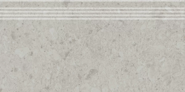 Карвинг 60x60 Чеппо ди Гре Kerama Marazzi: Ступень Чеппо ди Гре серый светлый матовый обрезной 30х60