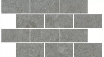 Карвинг 60x60 Чеппо ди Гре Kerama Marazzi: Декор Чеппо ди Гре мозаичный серый тёмный матовый обрезной 34,5х20
