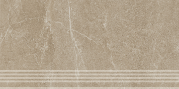 Карвинг 60x60 Эстерель Kerama Marazzi: Ступень фронтальная Эстерель бежевый матовый