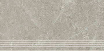 Карвинг 60x60 Эстерель Kerama Marazzi: Ступень фронтальная Эстерель серый светлый матовый