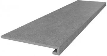 Карвинг 60x60 Фондамента Kerama Marazzi: Ступень клееная Фондамента серый 119,5х33