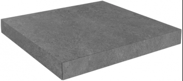 Карвинг 60x60 Фондамента Kerama Marazzi: Ступень угловая клееная Фондамента пепельный 33х33