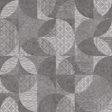 Карвинг 60x60 Фондамента Kerama Marazzi: Фондамента тёмный декорированный обрезной 60х60