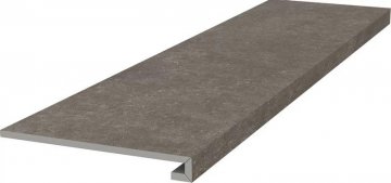 Карвинг 60x60 Касабланка Kerama Marazzi: Ступень фронтальная клееная Касабланка HP коричневый матовый обрезной 33x119,5x0,9