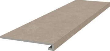 Карвинг 60x60 Касабланка Kerama Marazzi: Ступень фронтальная клееная Касабланка HP бежевый светлый матовый обрезной 33x119,5x0,9