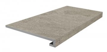 Карвинг 60x60 Портленд Kerama Marazzi: Ступень фронтальная клееная Портленд бежевый матовый обрезной 33x80x0,9