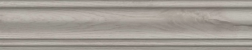 Карвинг 60x60 Тровазо Kerama Marazzi: Плинтус Тровазо серый светлый матовый 39,8х8