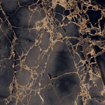 Полированный 60x60 Золотая Ночь (Golden Black) Primavera: Керамогранит Золотая Ночь