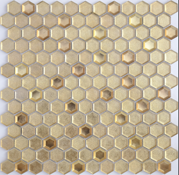 Карвинг 60x60 Alchimia (Алхимия) Leedo ceramica: Aureo grani hexagon 13x23x6