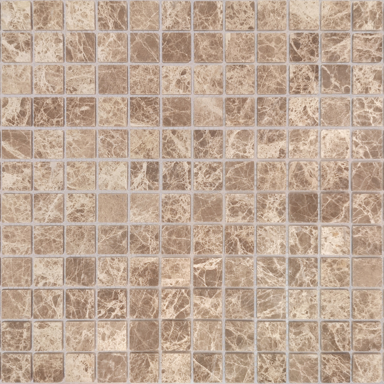 Элемент Emperador Light SAT 23x23x4 коллекции Pietrine 4 (натуральный камень) (Камни 4) Leedo ceramica