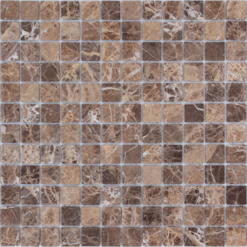 Мозаика Pietrine 4 (Камни 4) Leedo ceramica: Emperador Dark MAT 23x23x4