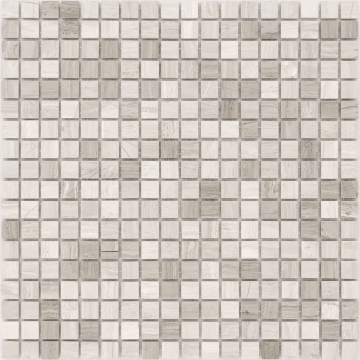 Мозаика Pietrine 4 (Камни 4) Leedo ceramica: Travertino Silver POL 15x15x4