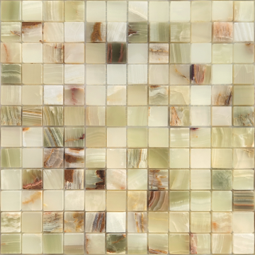 Карвинг 60x60 Pietrine 7 (Камни 7) Leedo ceramica: Onice Jade Verde POL 23x23x7