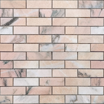 Карвинг 60x60 Pietrine 7 (Камни 7) Leedo ceramica: Rosa Salmone POL 23x73x7