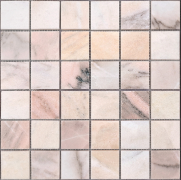 Карвинг 60x60 Pietrine 7 (Камни 7) Leedo ceramica: Rosa Salmone POL 48x48x7