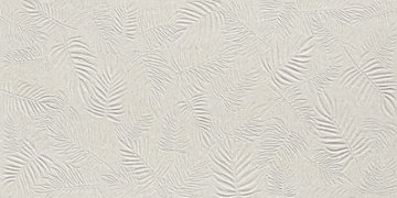 Плитка настенная 3D Wall Carve (3Д Уолл Карве) Atlas Concorde: 3D Wall Carve Leaf Pearl 40x80 (A58A) 40х80 Глазурованная керамическая плитка