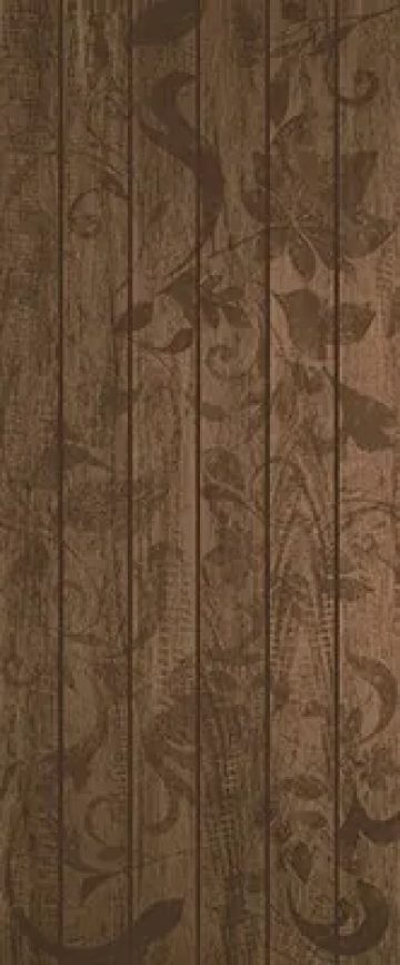 Карвинг 60x60 Effetto (Эффето) Creto: Плитка Eterno Wood Brown 04 25х60