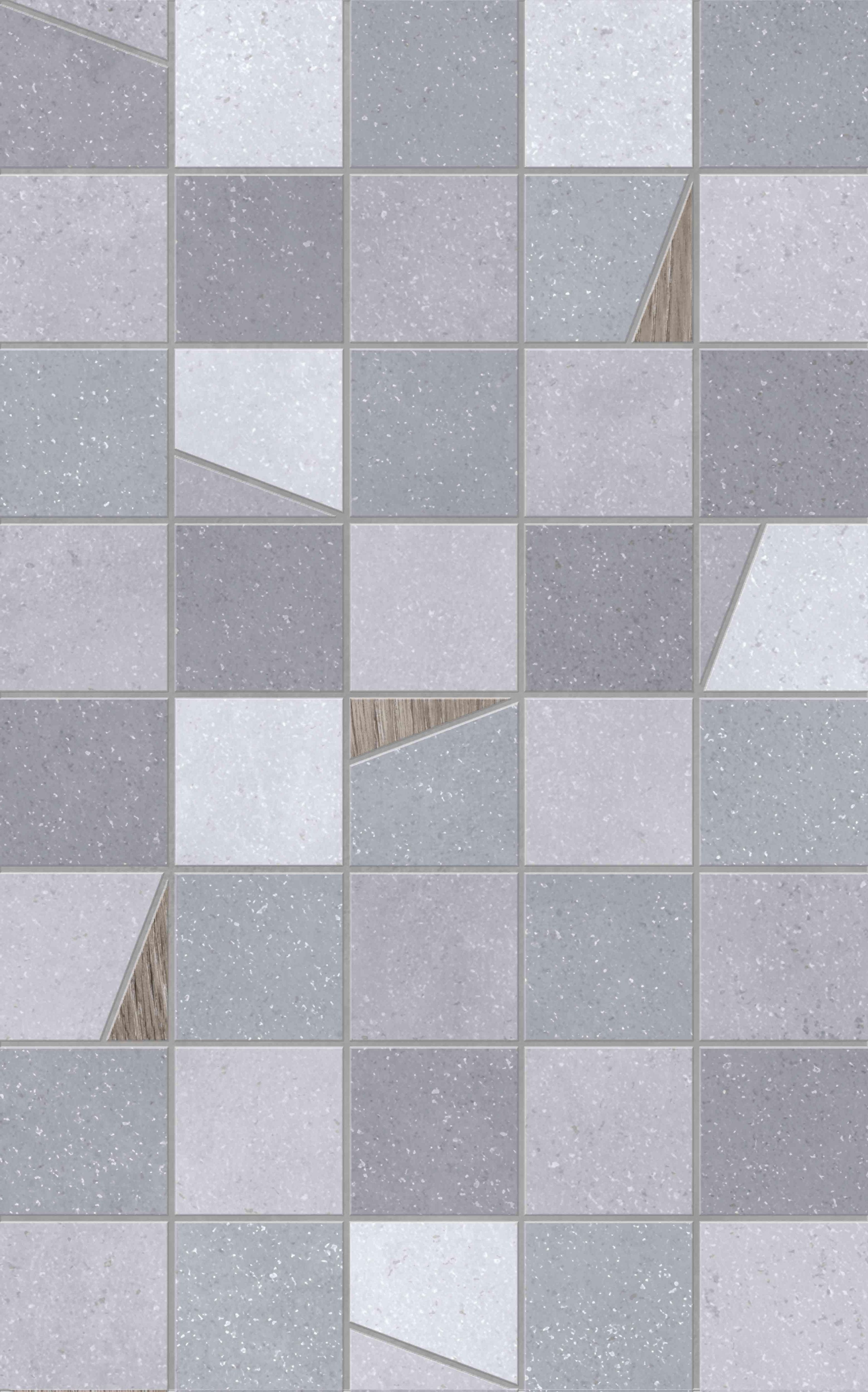 Элемент Вставка Misty mosaic mix 25х40 коллекции Misty (Мисти) Creto