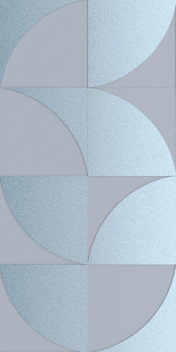 Карвинг 60x60 Pastel (Пастель) Creto: Вставка Pastel Slice 30х60