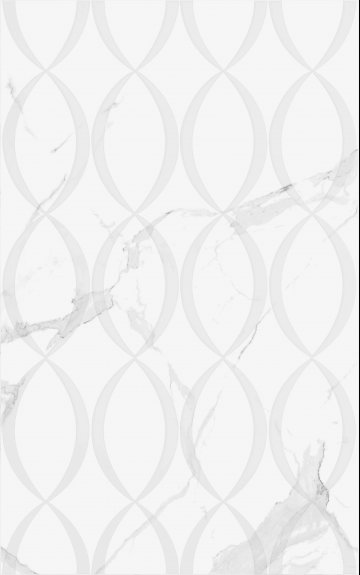 Карвинг 60x60 Purity (Пурити) Creto: Плитка Scales белый 25х40