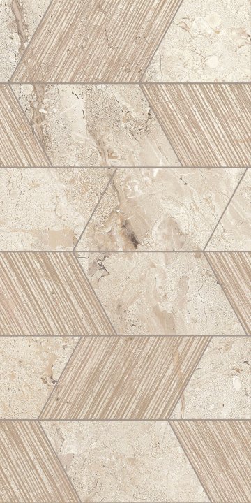 Карвинг 60x60 Sandy (Сэнди) Creto: Вставка Sandy Chevron 1 30х60