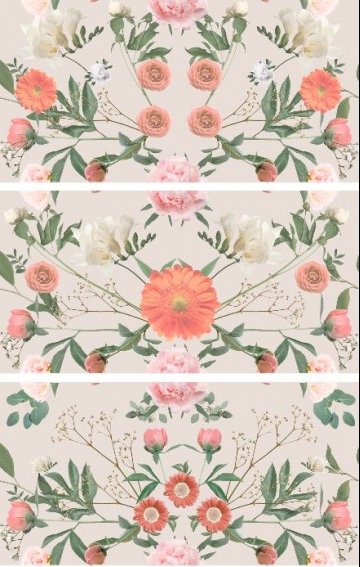 Карвинг 60x60 Seventies (Севентиес) Creto: Панно Seventies Spring mix 60х90