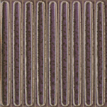 Карвинг 60x60 Далия Kerama Marazzi: Далия фиолетовый глянцевый 20x20x0,95