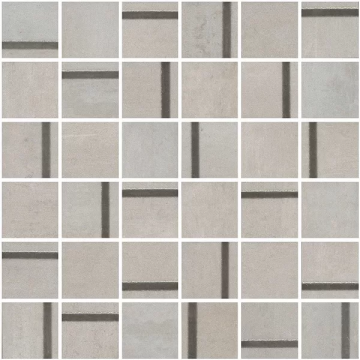Карвинг 60x60 Гварди Kerama Marazzi: Декор Гварди 1 мозаичный серый светлый матовый обрезной 30х30 из 36 частей 4,8х4,8
