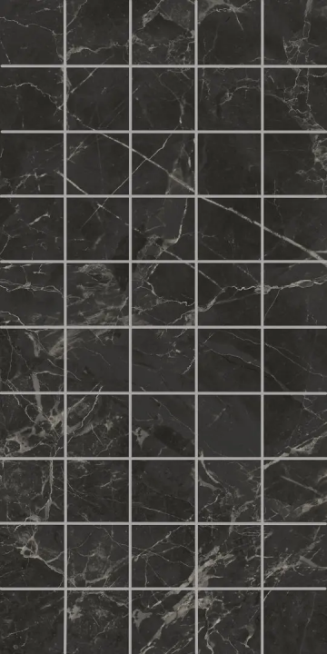 Карвинг 60x60 Коррер Kerama Marazzi: Декор чипсет Коррер чёрный глянцевый обрезной