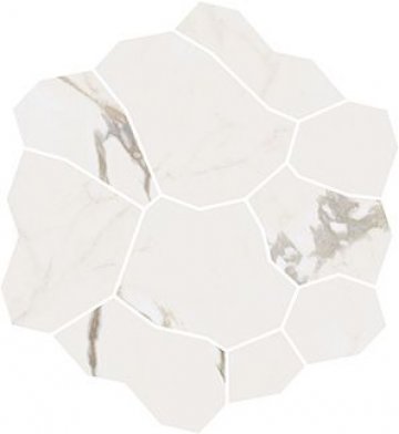 Карвинг 60x60 Марсель Kerama Marazzi: Декор Марсель наборный бежевый светлый глянцевый