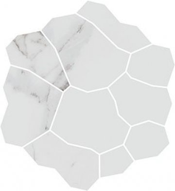 Карвинг 60x60 Марсель Kerama Marazzi: Декор Марсель наборный серый светлый матовый