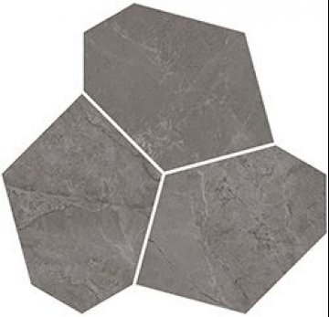 Карвинг 60x60 Марсель Kerama Marazzi: Декор Марсель наборный серый глянцевый