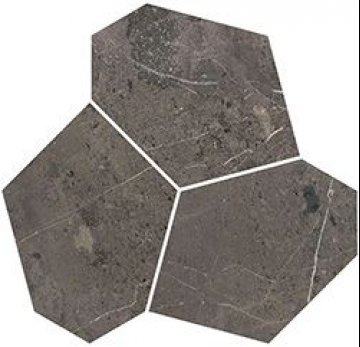 Карвинг 60x60 Марсель Kerama Marazzi: Декор Марсель наборный коричневый глянцевый