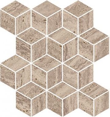 Карвинг 60x60 Про Травертин Kerama Marazzi: Про Травертин мозаичный бежевый темный