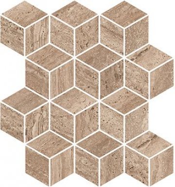 Карвинг 60x60 Про Травертин Kerama Marazzi: Про Травертин мозаичный коричневый светлый