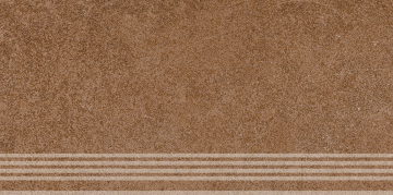 Карвинг 60x60 Руссильон Kerama Marazzi: Ступень Руссильон коричневый