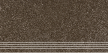 Карвинг 60x60 Руссильон Kerama Marazzi: Ступень Руссильон коричневый темный