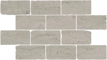 Карвинг 60x60 Сан-Марко Kerama Marazzi: Декор Сан-Марко мозаичный серый матовый обрезной 46,5х26,5