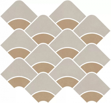 Карвинг 60x60 Таделакт Kerama Marazzi: Таделакт наборный бежевый светлый, жёлтый матовый обрезной 30x28x0,9