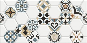 Карвинг 60x60 Эдельвейс (Edelweiss) New Trend: Плитка настенная Эдельвейс Паттерн / Edelweiss Pattern